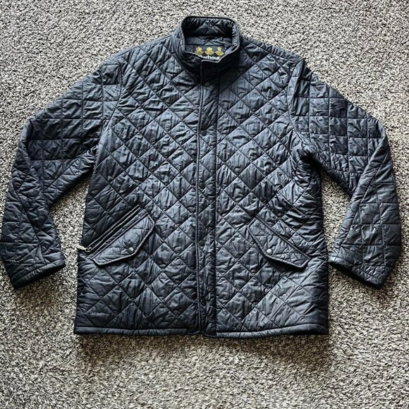 Barbour Other - Barbour Black Quilted Jacket Mens XL Quiet Luxury Preppy Coastal Urban Fashion
